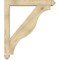 Ekena Millwork Funston Arts and Crafts Rough Sawn Bracket w/ Offset Brace, Douglas Fir, 6"W x 38"D x 44"H BKT0604X38X44FST03RDF - alternate 2